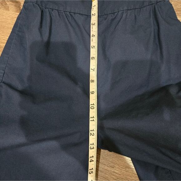 Madewell Womens S Navy Blue Wide Leg Mayfield Culotte Cropped Pants Pockets - Picture 11 of 11